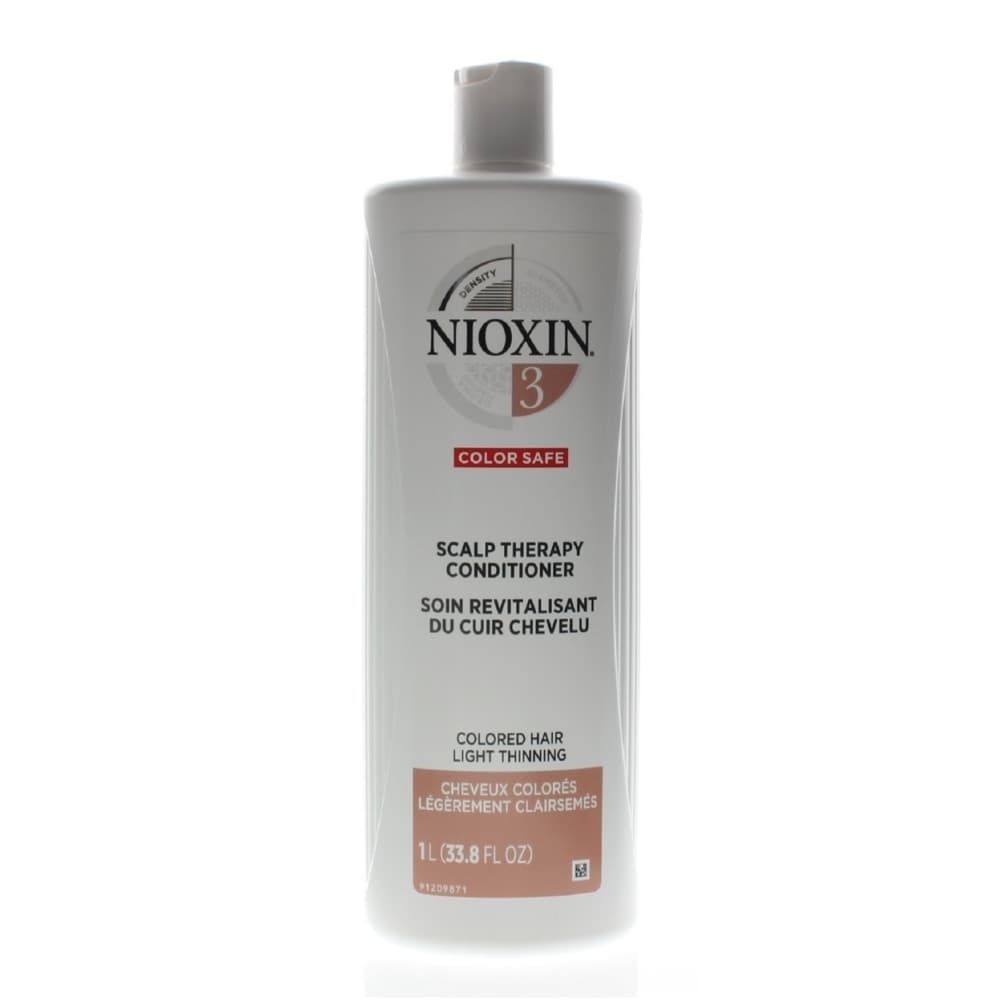 Nioxin System 3 Scalp Therapy Conditioner, Fine Hair 33.8oz/1 Liter
