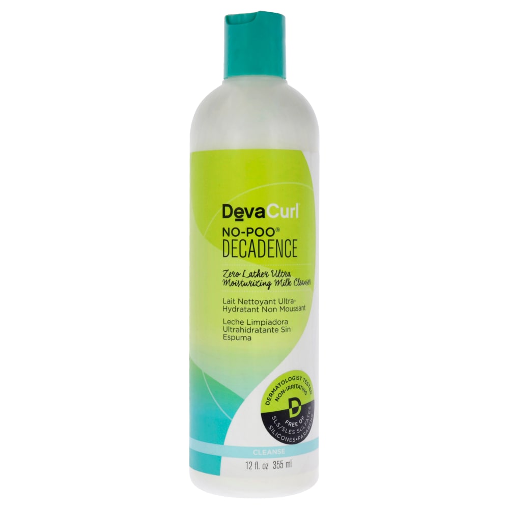 Devacurl No Poo Decadence Zero Lather Ultra Moisturizing Milk Cleanser 12.0oz
