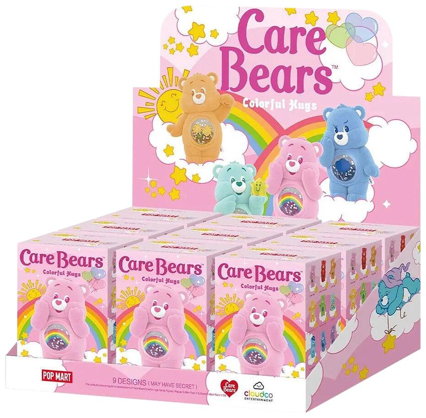 Pop Mart Care Bears Colorful Hugs Series Figures 9 Blind Boxes)