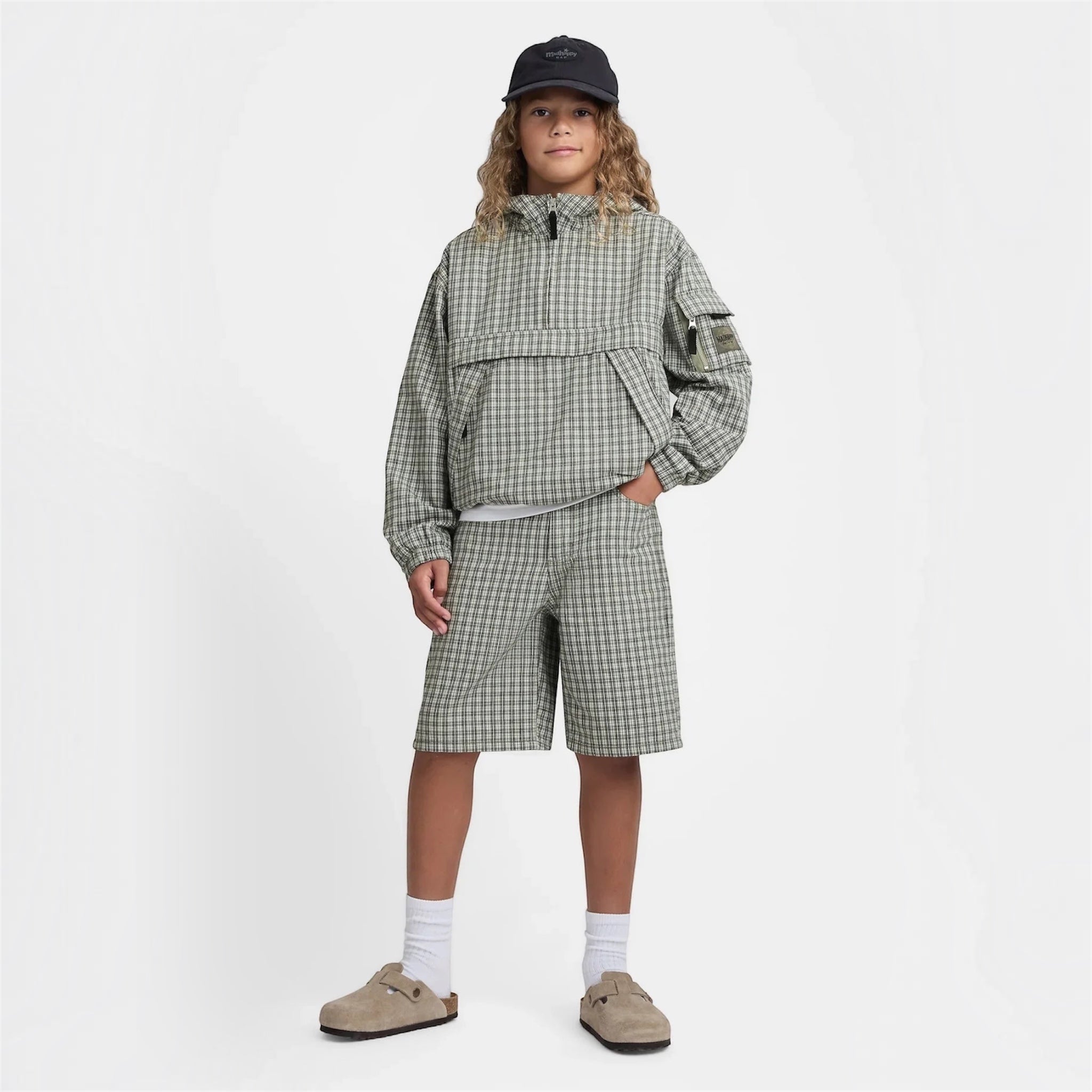 Gap x MadHappy Kids Oversized Plaid Short