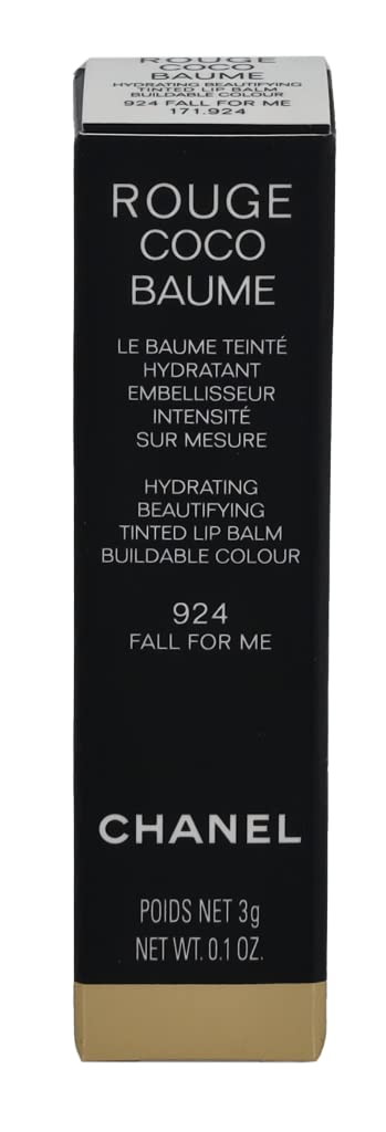 Chanel Ladies Rouge Coco Baume Hydrating Beautifying Tinted Lip Balm #924 Fall For Me 0.1oz