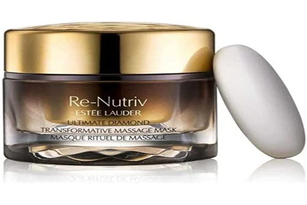 Estee Lauder Re-Nutriv Ultimate Diamond Transformative Thermal Ritual Massage Mask and Warming Stone 1.7oz/50ml