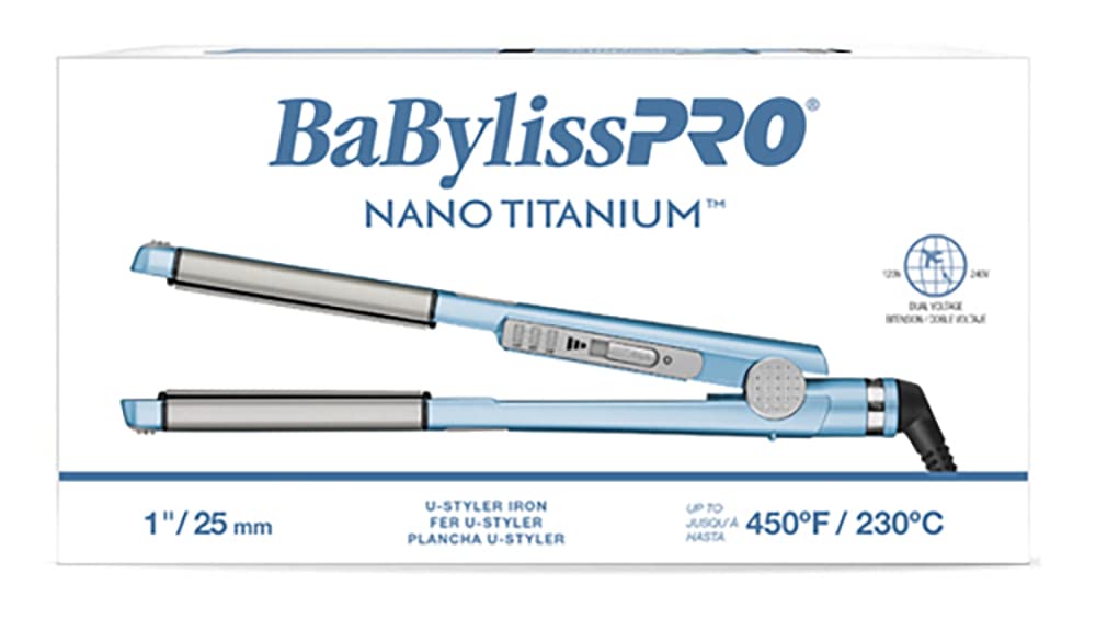BaBylissPRO Nano Titanium 1 U Styler Iron
