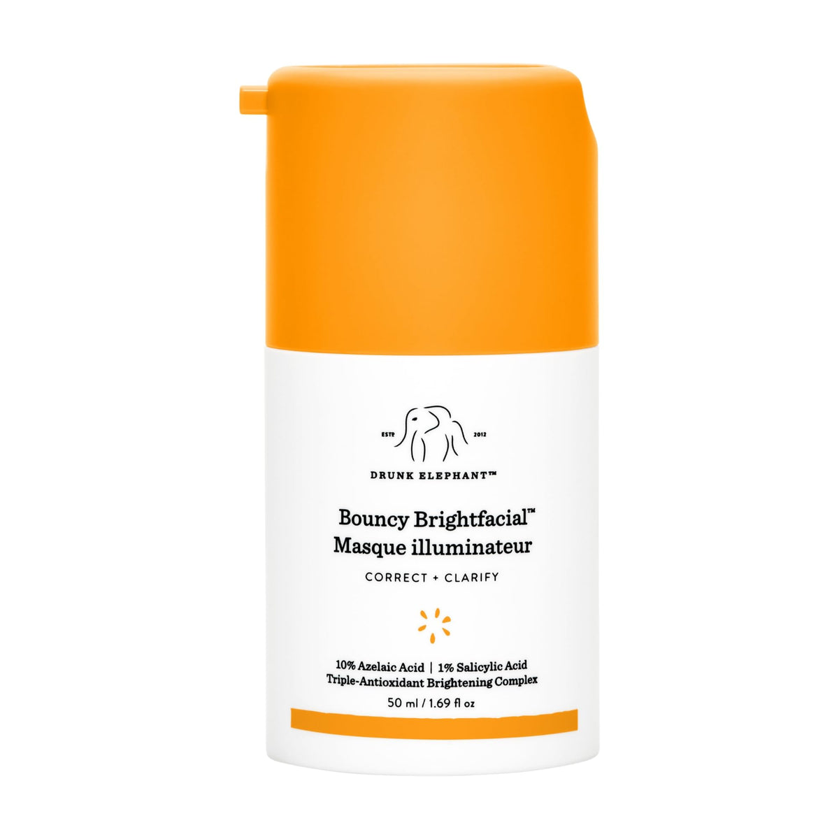 Drunk Elephant Bouncy Brightfacial Brightening Mask 50ml/1.69oz