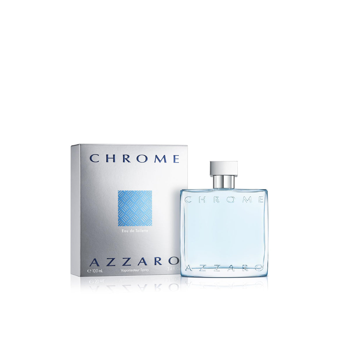 Azzaro Chrome Eau De Toilette for Men 3.3oz/100ml