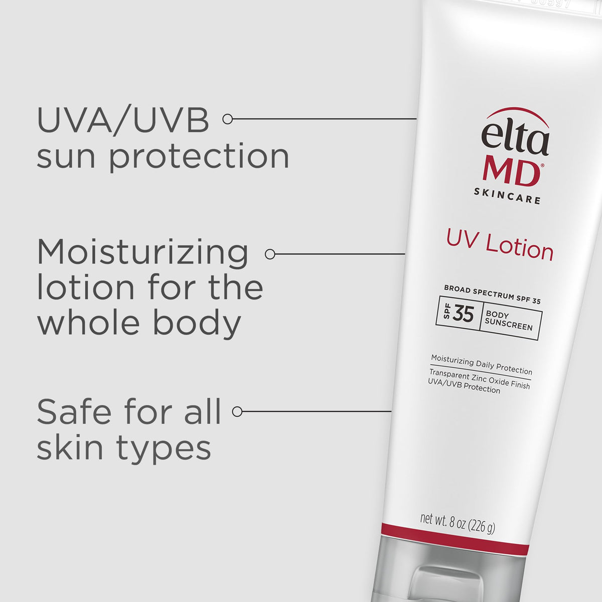 EltaMD UV Lotion SPF 35 Body Sunscreen 226g/8oz