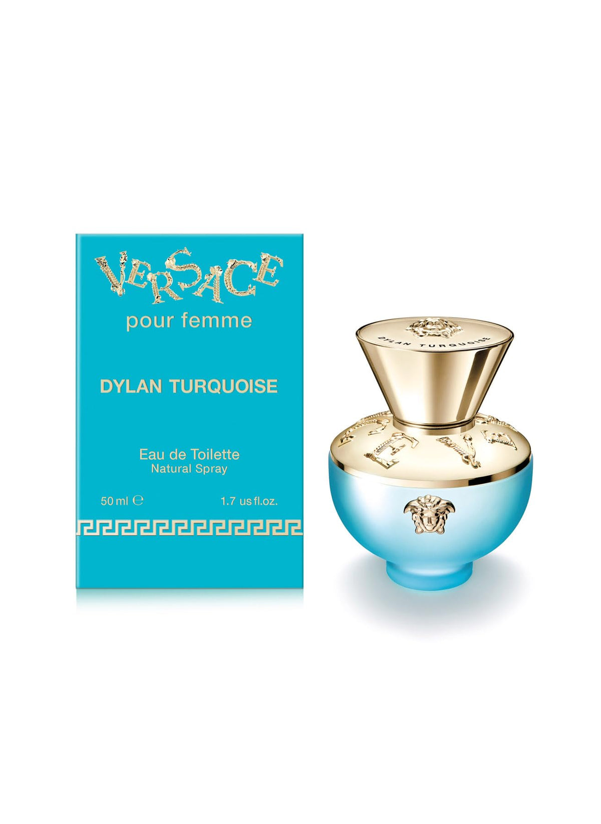 Versace Dylan Turquoise Eau De Toilette for Women 1.7oz/50ml