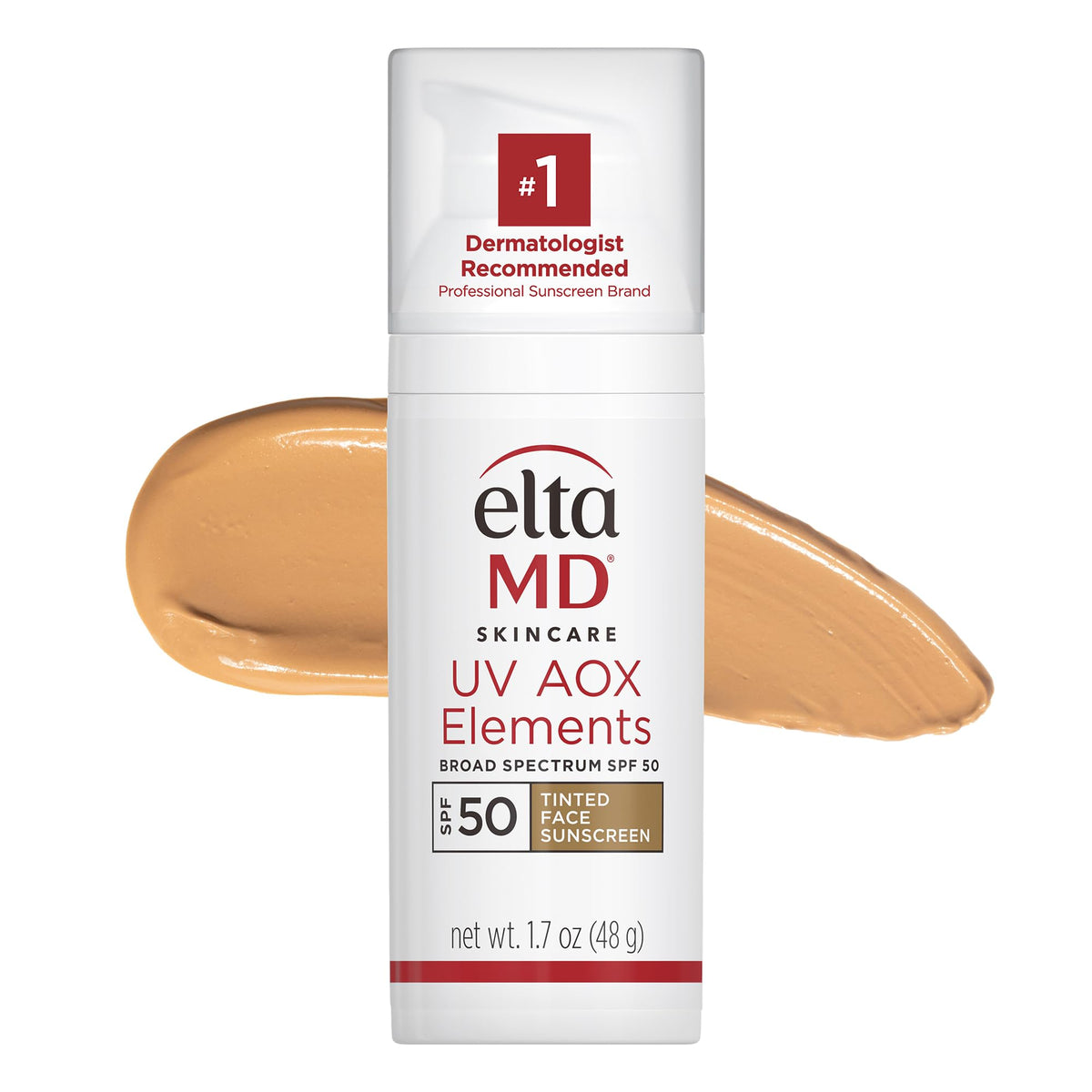 EltaMD UV AOX Elements SPF 50 Tinted Face Sunscreen Water Resistant 48g/1.7oz