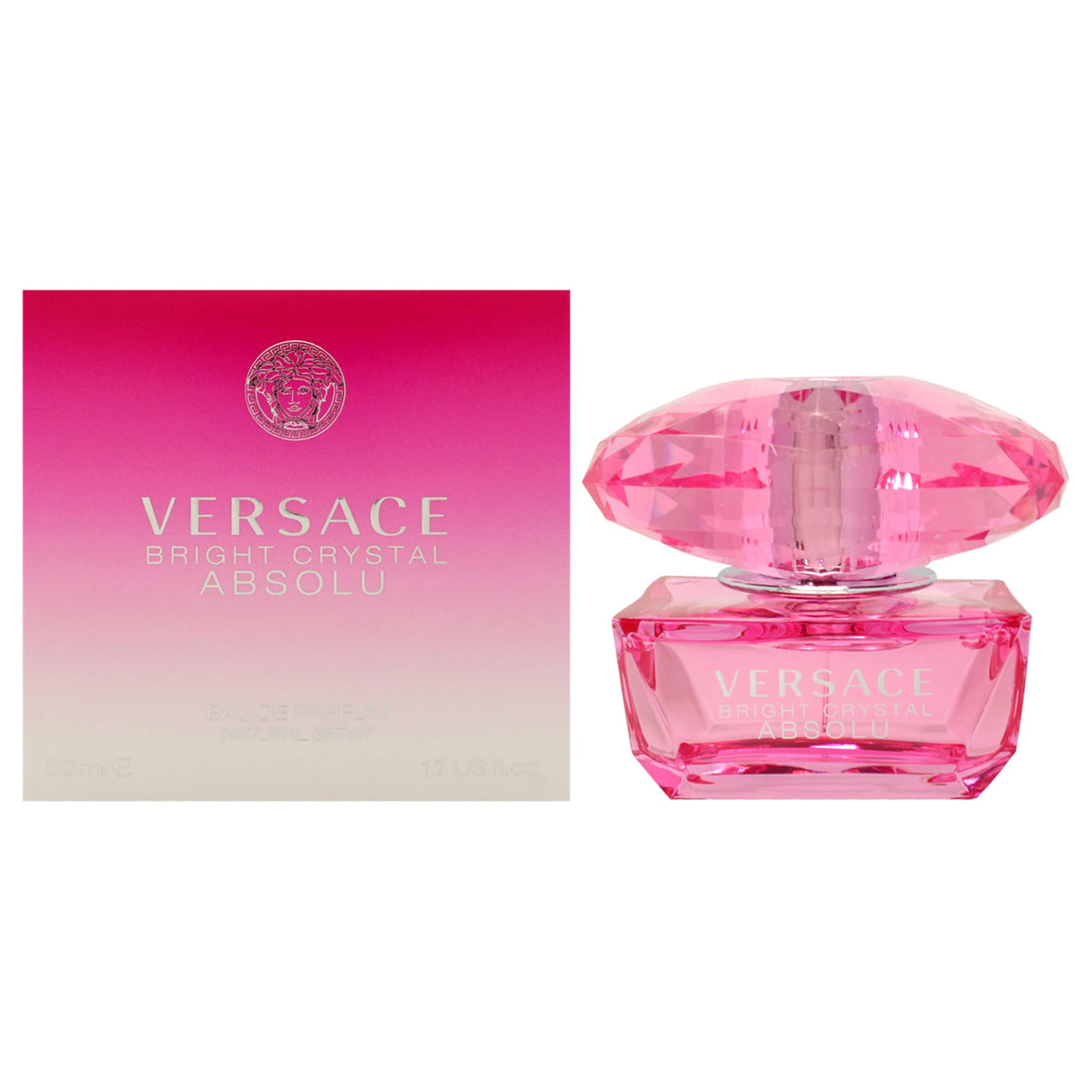 Versace Bright Crystal Absolu Eau De Parfum for Women 1.7oz/50ml
