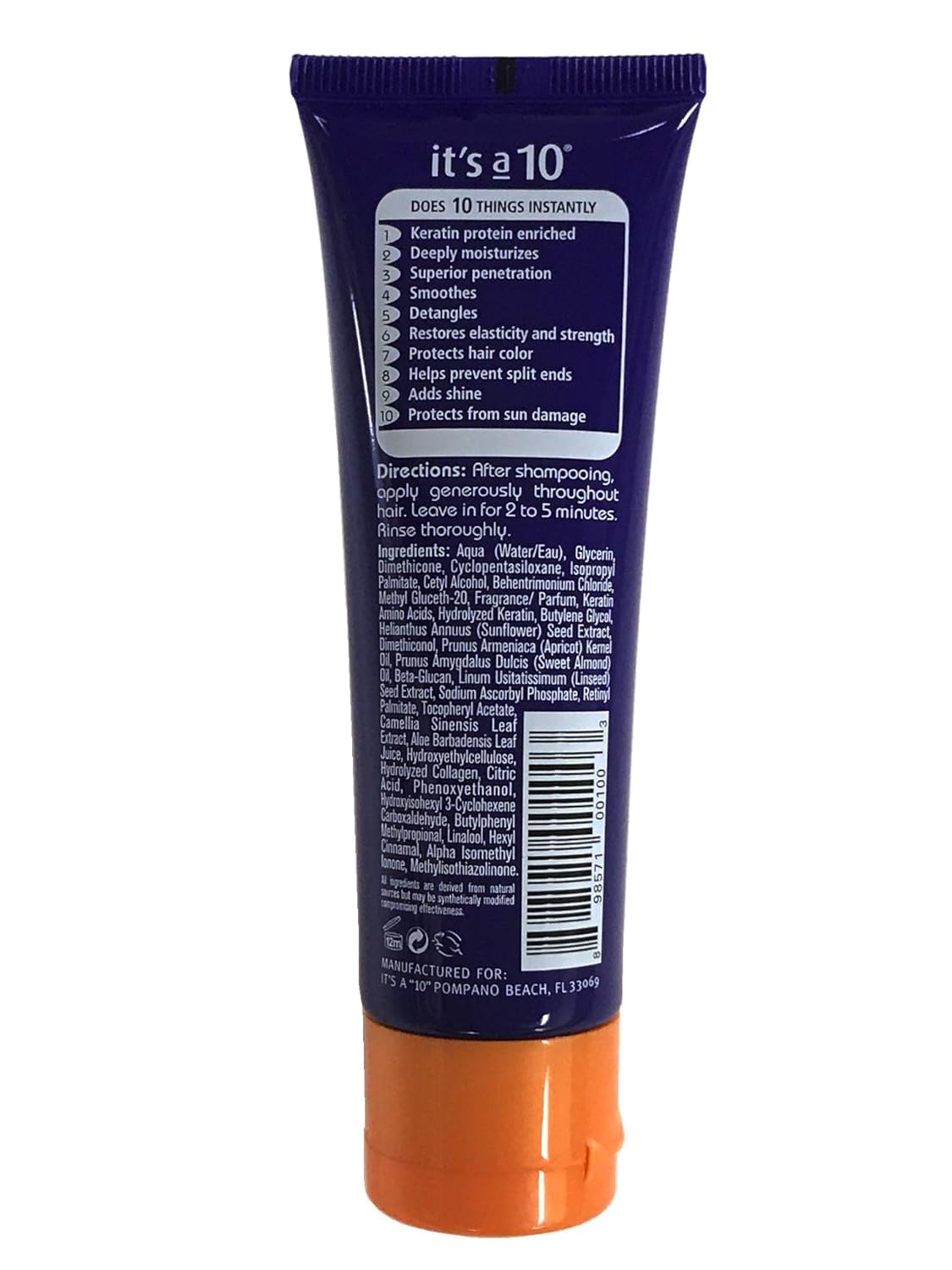 ITS A 10-MIRACLE DEEP CONDITIONER PLUS KERATIN (59ML/2OZ)