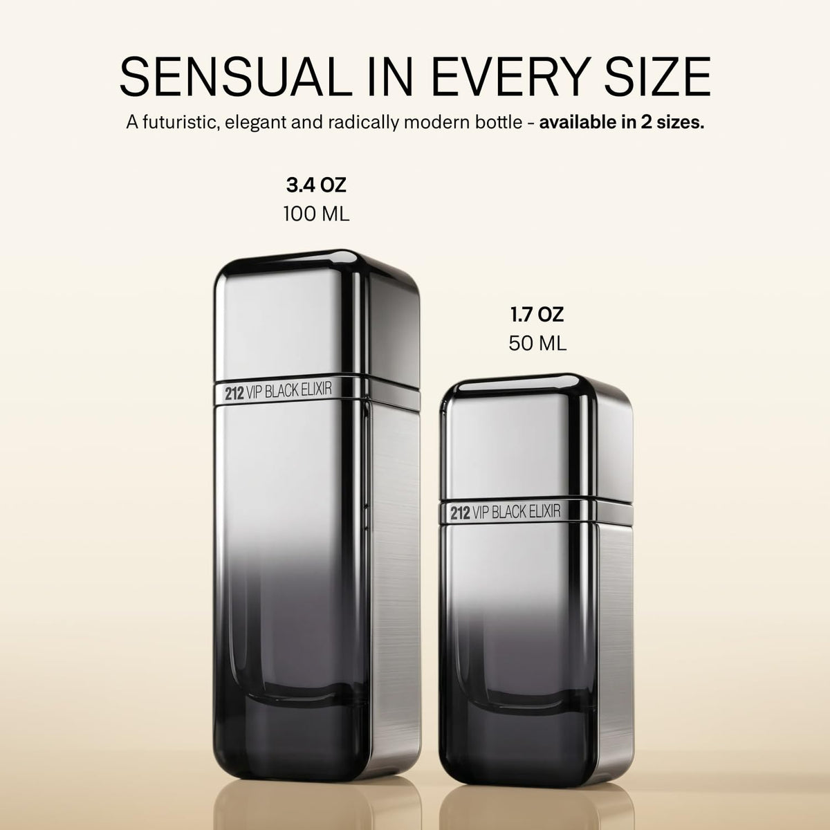 212 VIP Black Elixir by Carolina Herrera for Men 3.4 oz EDP Spray