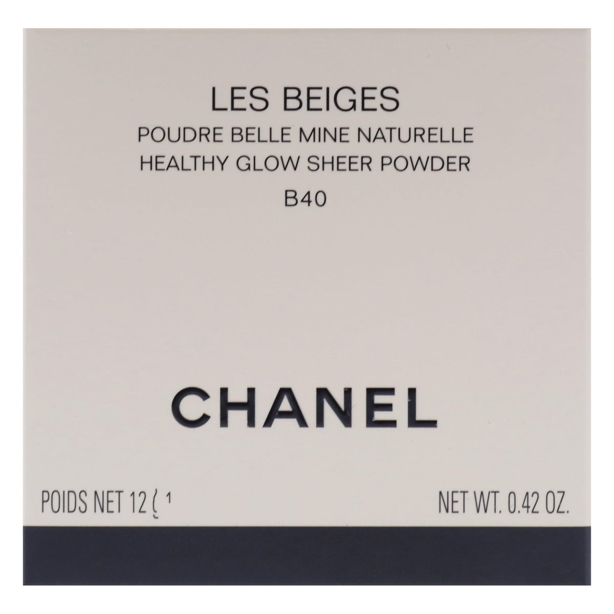 Chanel Les Beiges Healthy Glow Sheer Powder B40 0.42oz/12g