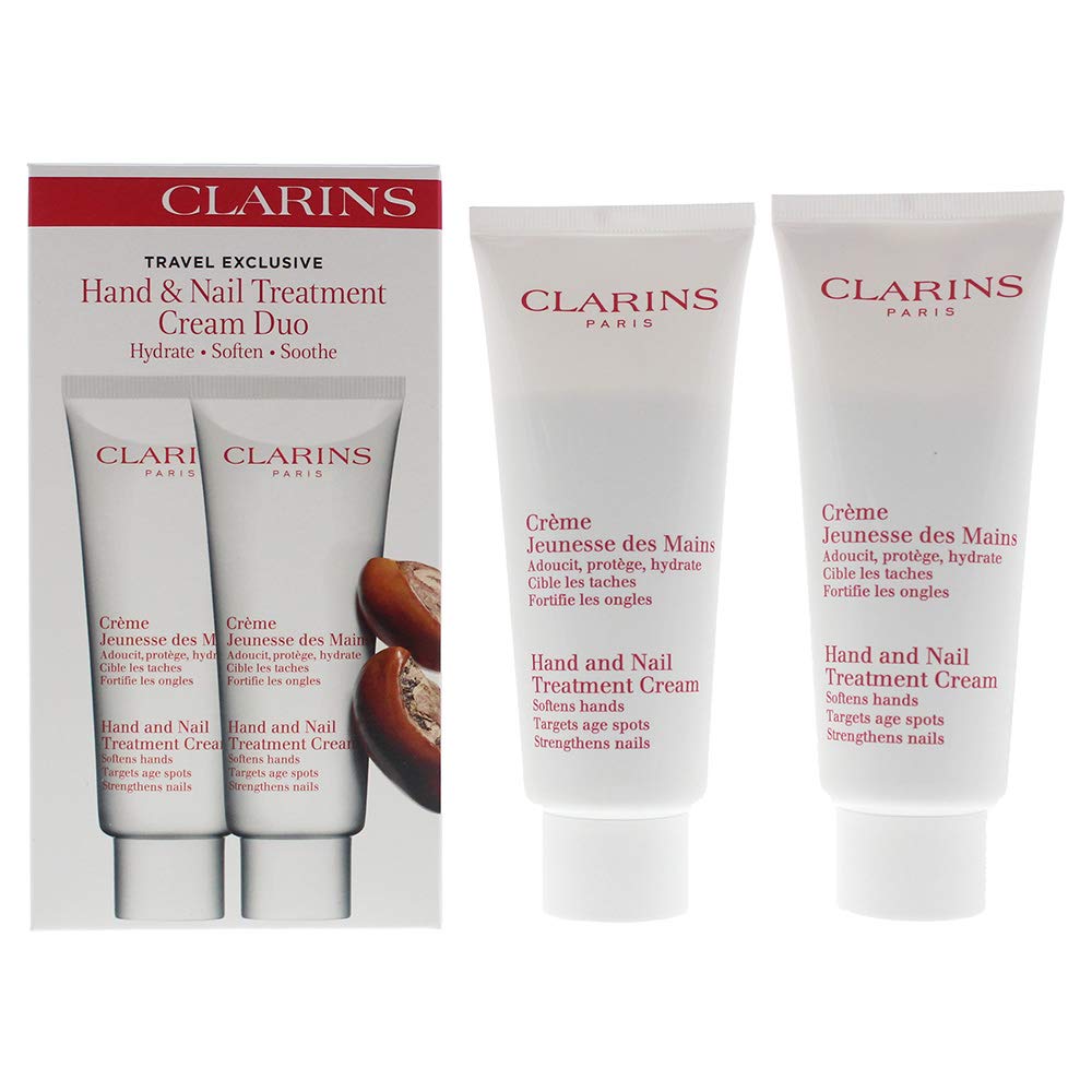 Clarins Hand and Nail Treatment Cream Set 2 X 3.38oz/100ml