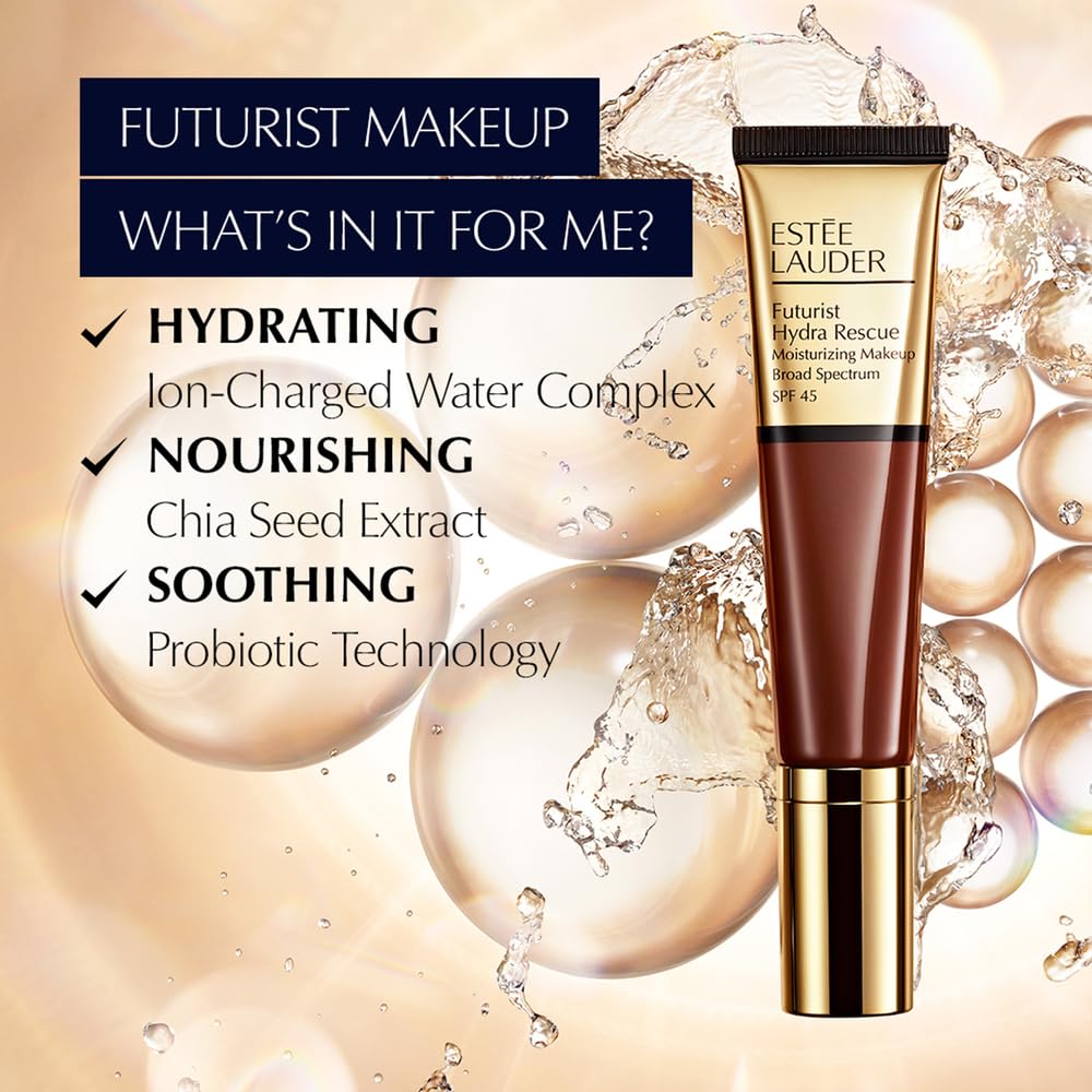 Estee Lauder Futurist Hydra Rescue Moisturizing Makeup SPF 45 3W1 Tawny 35ml/1.2oz
