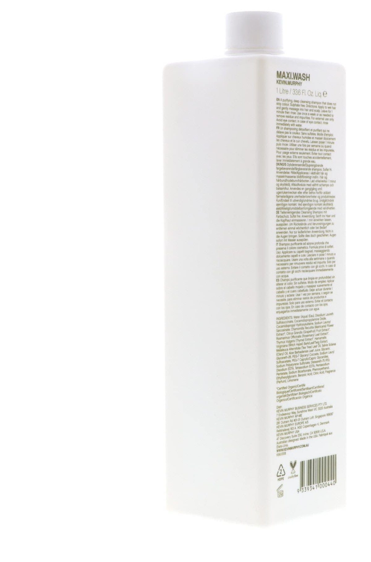 Kevin Murphy Maxi Wash 1 Liter/33.6oz