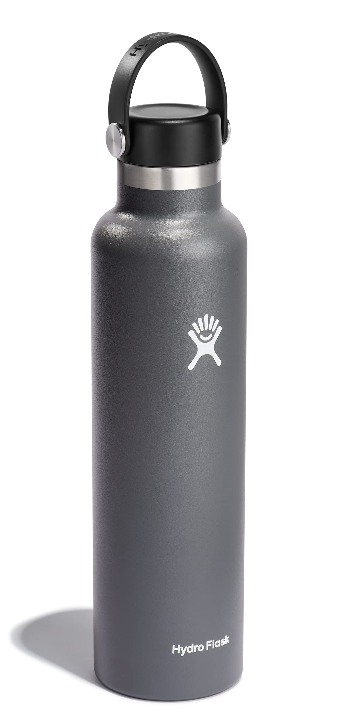 Hydro Flask 24 oz Standard Mouth Water Bottle with Flex Cap, Stone 24 oz (Unisex)