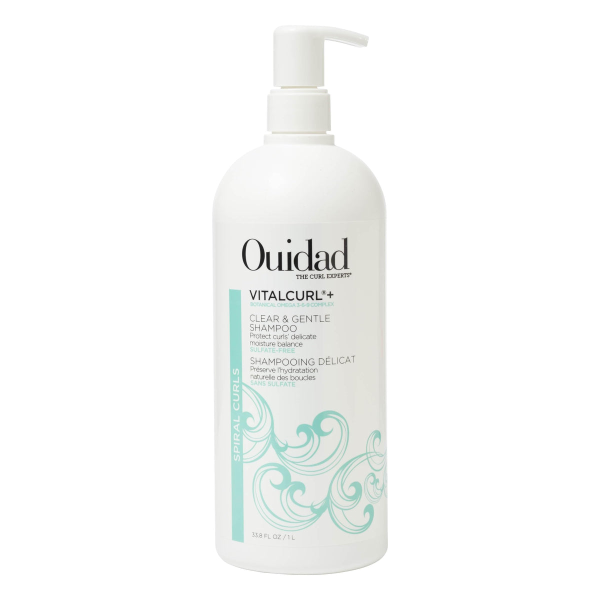 Ouidad Vitalcurl+ Clear and Gentle Shampoo 33.8oz/1 Liter