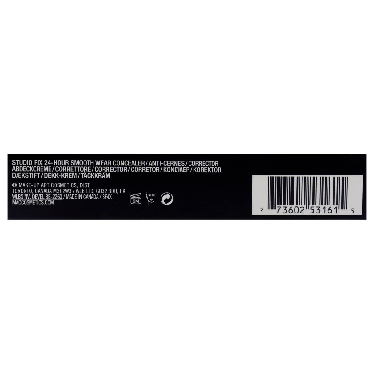 MAC Studio Fix 24-Hour Smooth Wear Concealer NC38 7ml/0.24oz