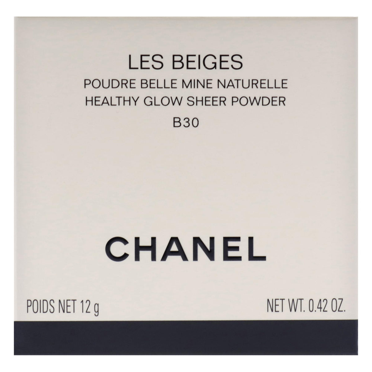 Chanel Les Beiges Healthy Glow Sheer Powder B30 0.42oz/12g