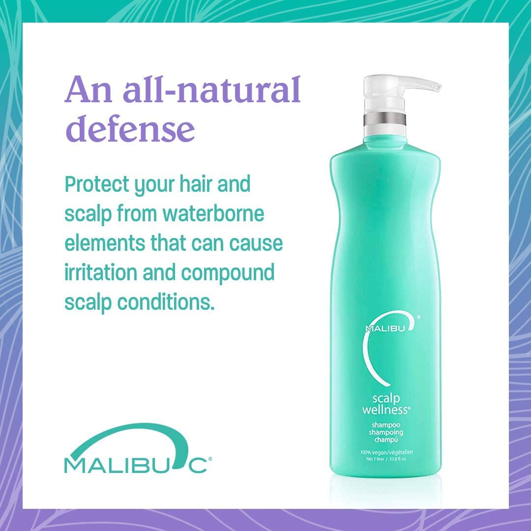 Malibu C Scalp Wellness Shampoo 1 Liter/33.8oz