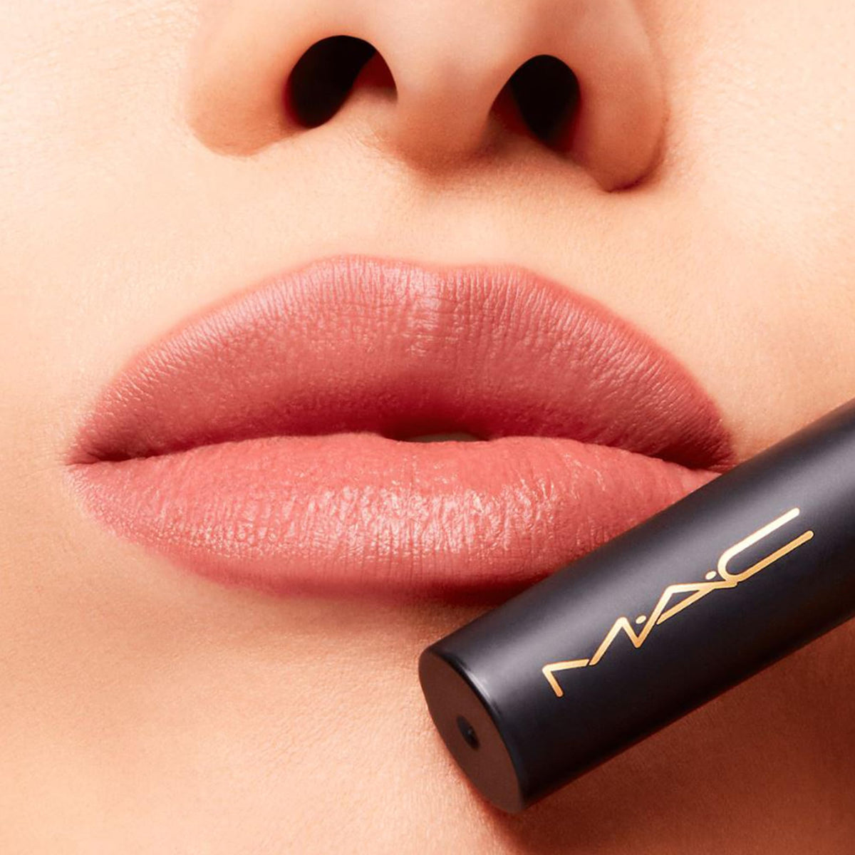 MAC Powder Kiss Velvet Blur Slim Stick Lipstick 892 Over The Taupe 0.07oz/2g