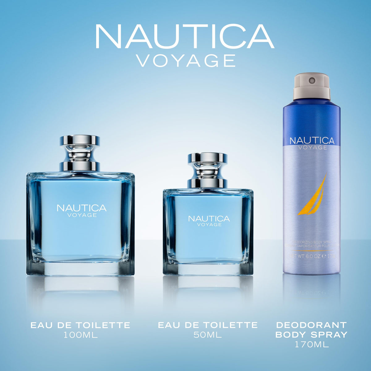 Nautica Voyage Eau De Toilette for Men 100ml/3.3oz
