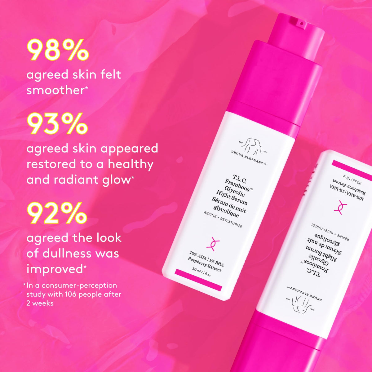 DRUNK ELEPHANT-T.L.C. FRAMBOOS GLYCOLIC NIGHT CREAM (30ML/1OZ)