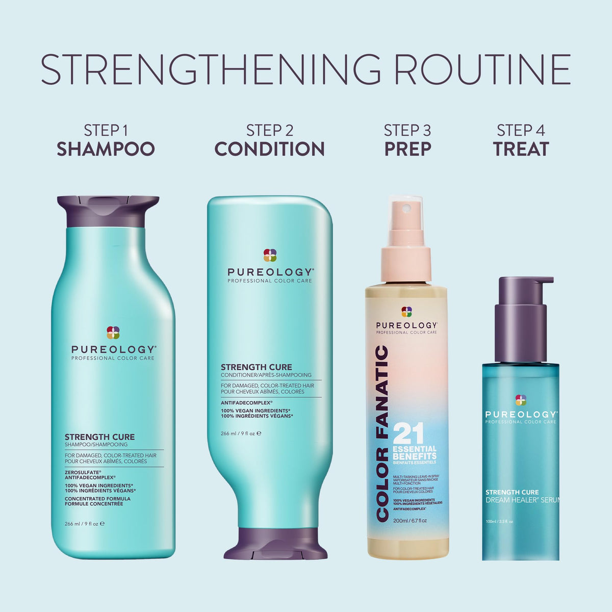 PUREOLOGY-STRENGTH CURE CONDITIONER (266ML/9OZ)