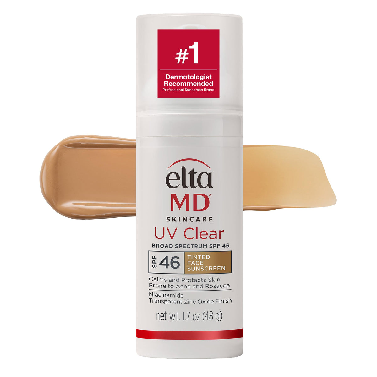 EltaMD UV Clear SPF 46 Tinted Face Sunscreen 48g/1.7oz