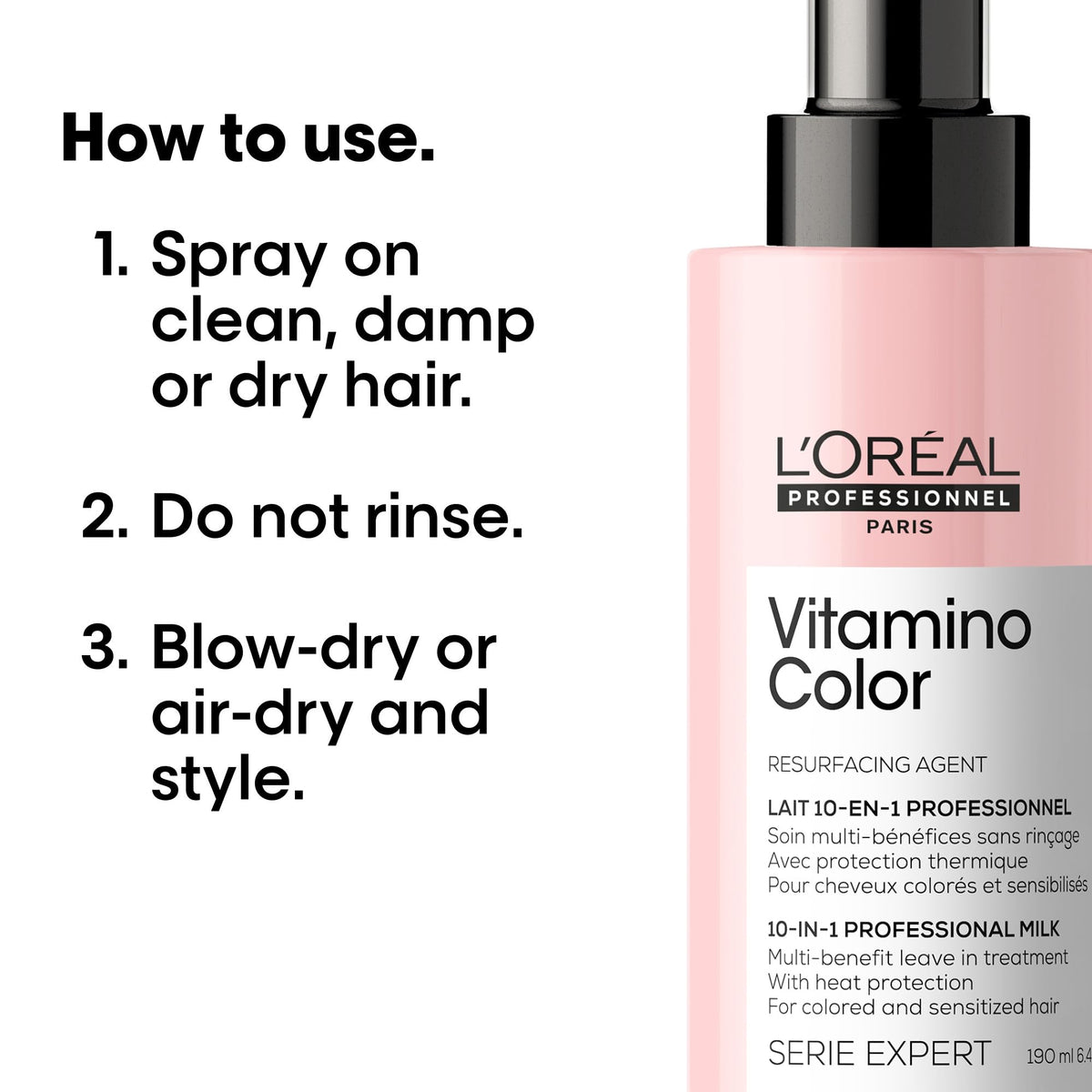 Loreal Professionnel Vitamino Color Resurfacing Agent 6.4oz/190ml