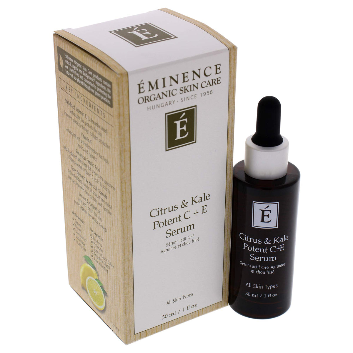 Eminence Citrus & Kale Potent C + E Serum 30ml/1oz