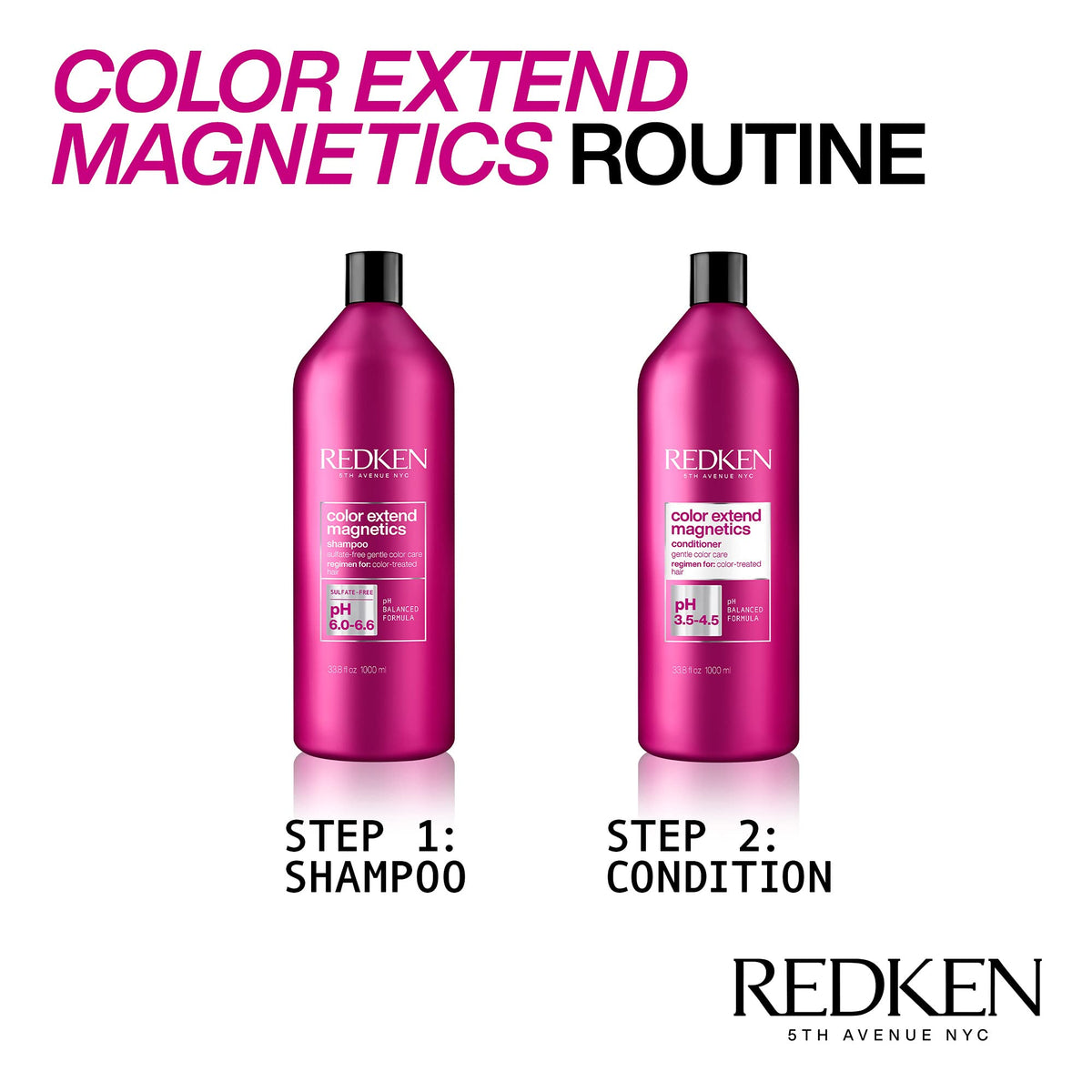 Redken Color Extend Magnetics Conditioner pH 3.5-4.5 1000ml/33.8oz
