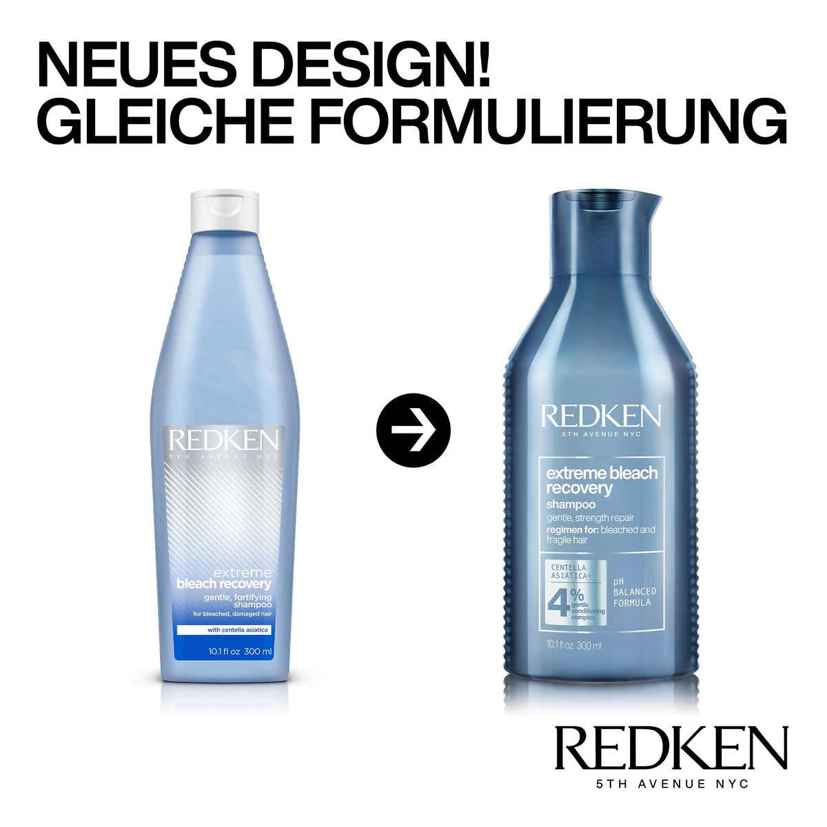 Redken Extreme Bleach Recovery Shampoo 4% Gentle Conditioning Complex 10.1oz/300ml