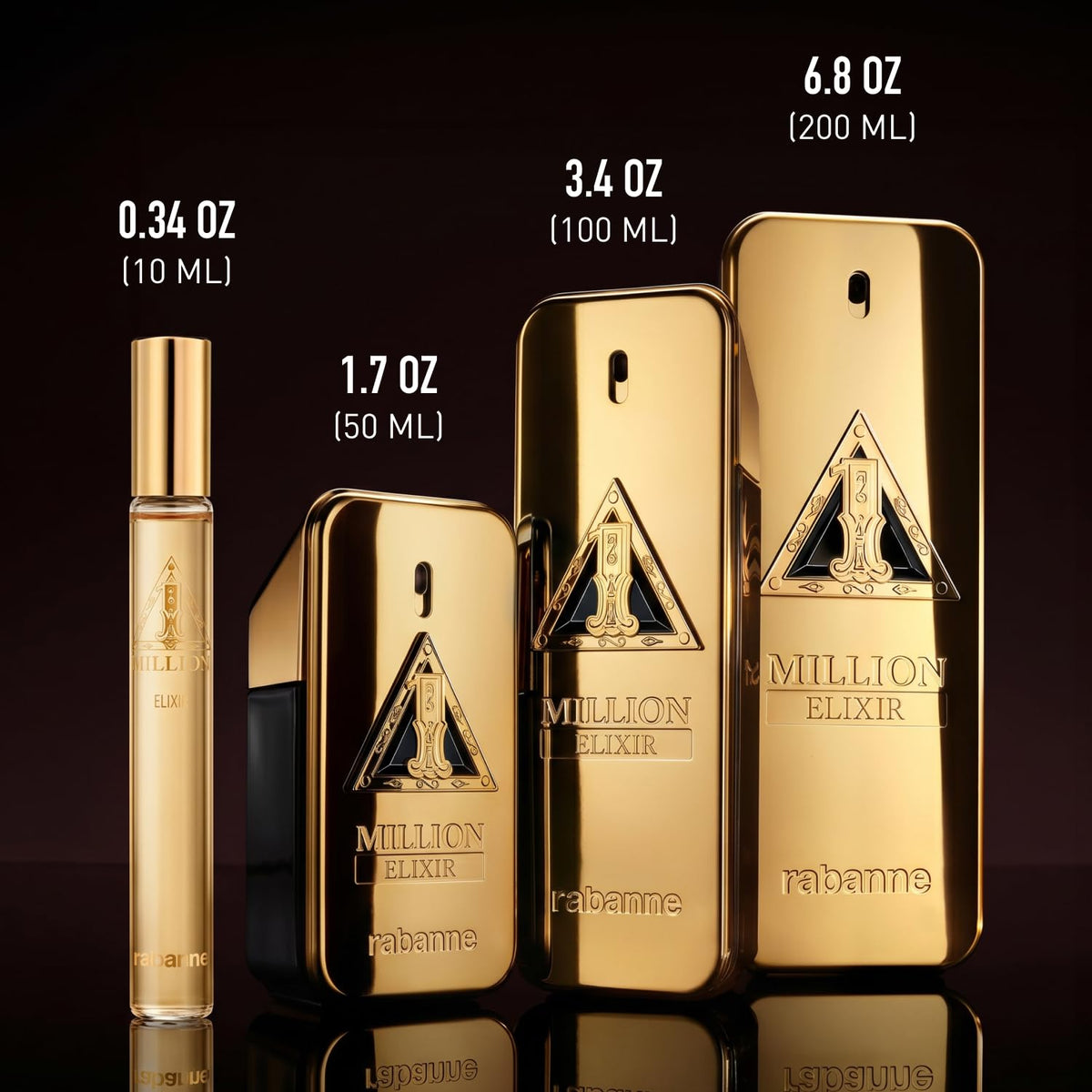 Rabanne 1 Million Elixir Parfum Intense Spray 3.4 oz (Men)