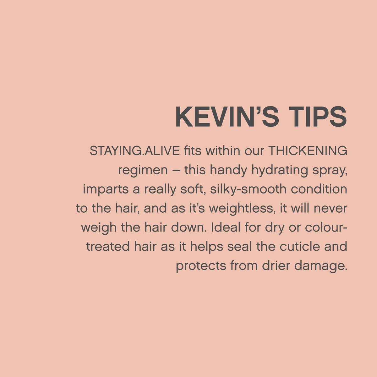 Kevin Murphy Staying Alive 1 Liter/33.6oz