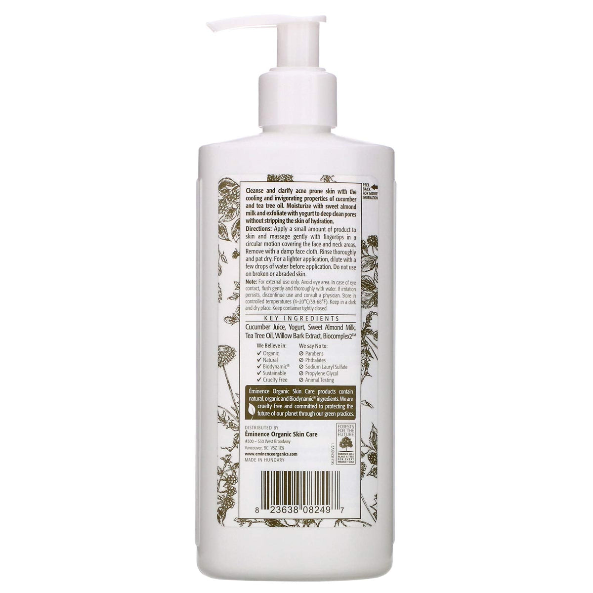Eminence Clear Skin Probiotic Cleanser 8.4oz