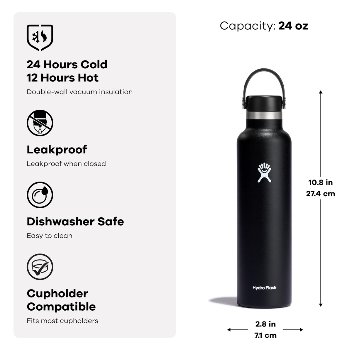 Hydro Flask 24 oz Standard Mouth Bottle with Flex Cap - Trillium