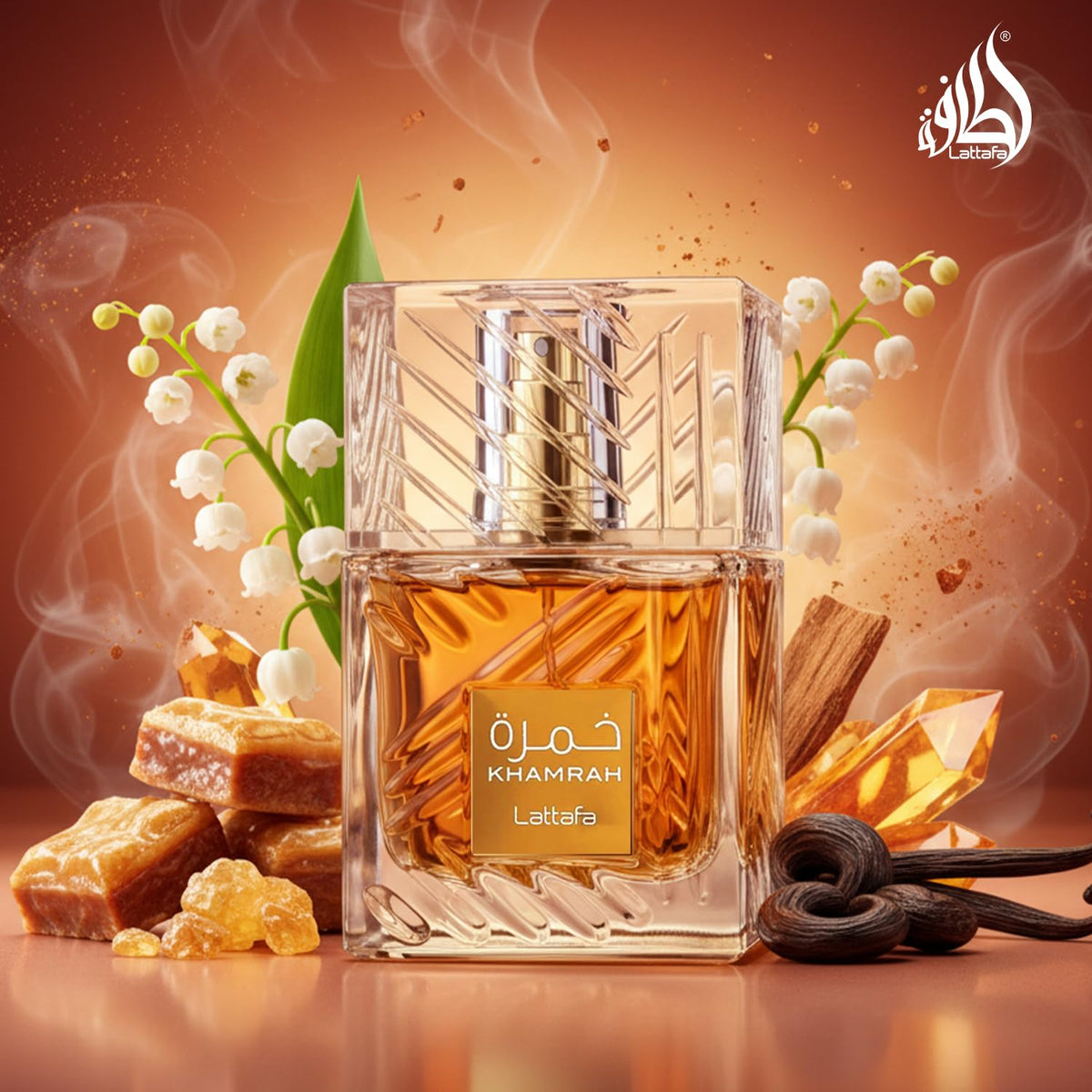 Lattafa Khamrah Eau De Parfum Spray for Unisex 100ml/3.4oz