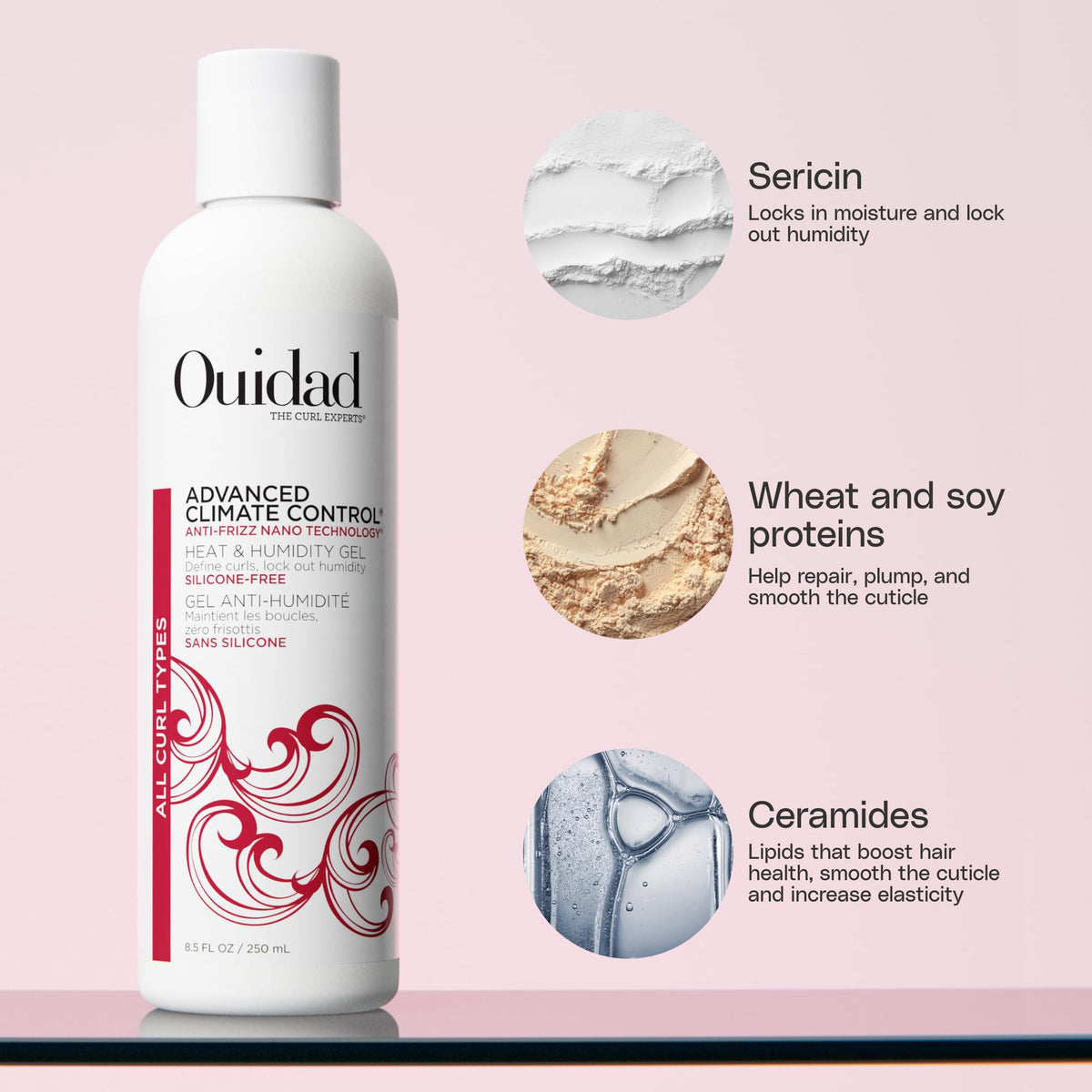 Ouidad Advanced Climate Control Heat & Humidity Gel 8.5oz/250ml