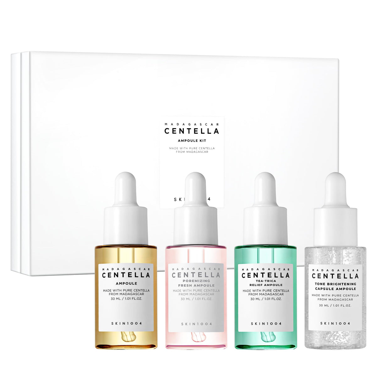 Skin1004 Madagascar Centella Ampoule Kit 4 x 1.10 fl oz