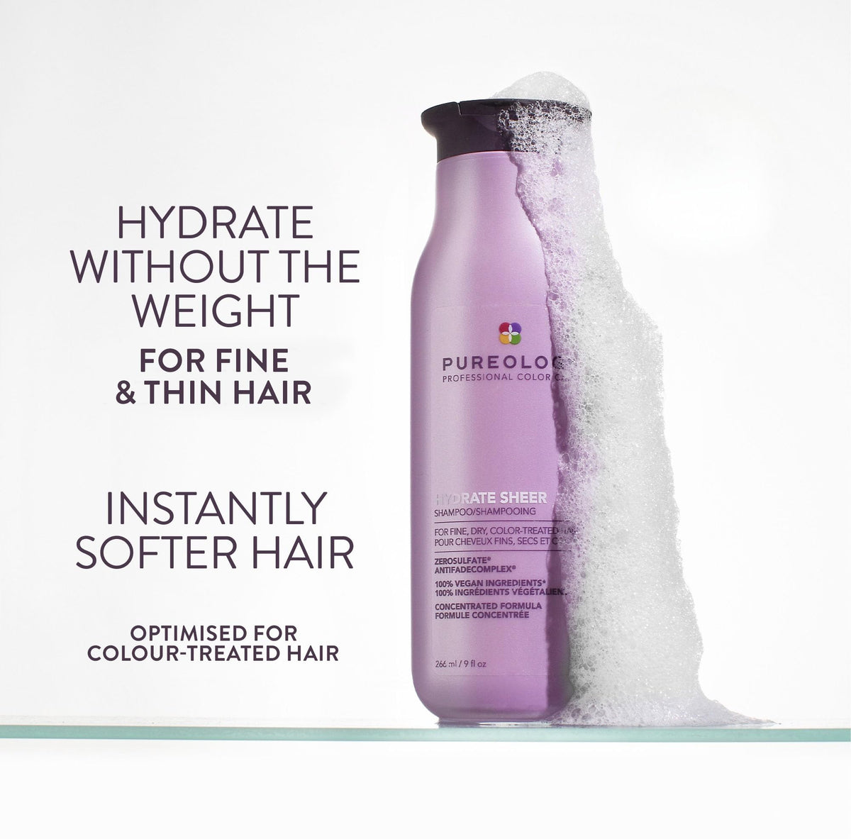 PUREOLOGY-HYDRATE SHEER SHAMPOO (266ML/9OZ)