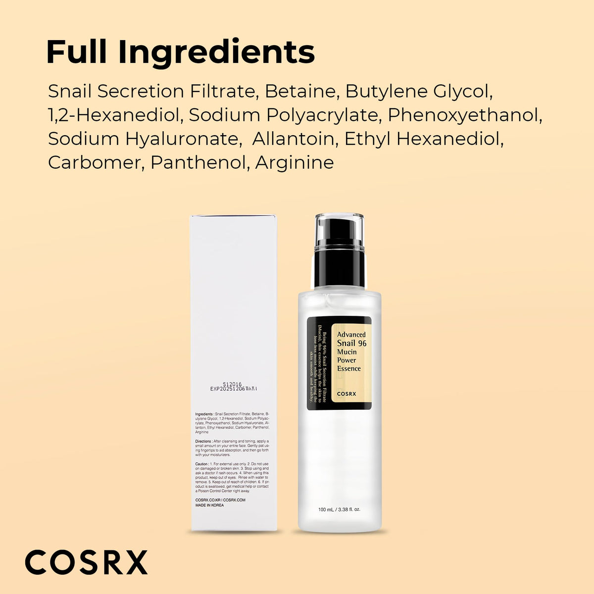 COSRX Advanced Snail 96 Mucin Power Essence 100 ml