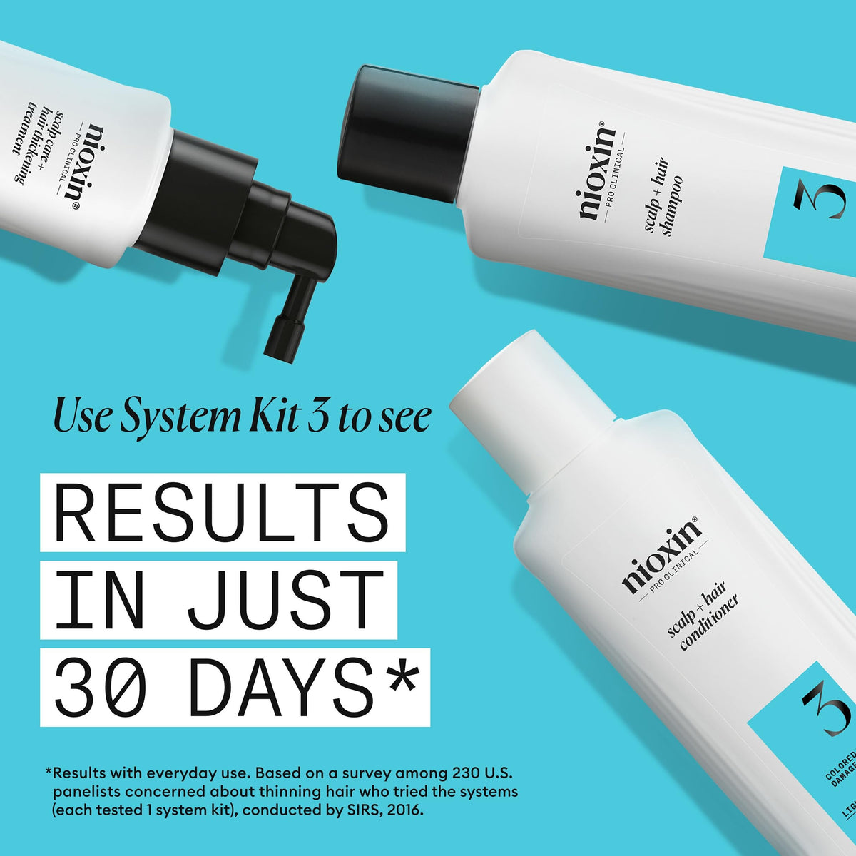 Nioxin System 3 Cleanser 300ml