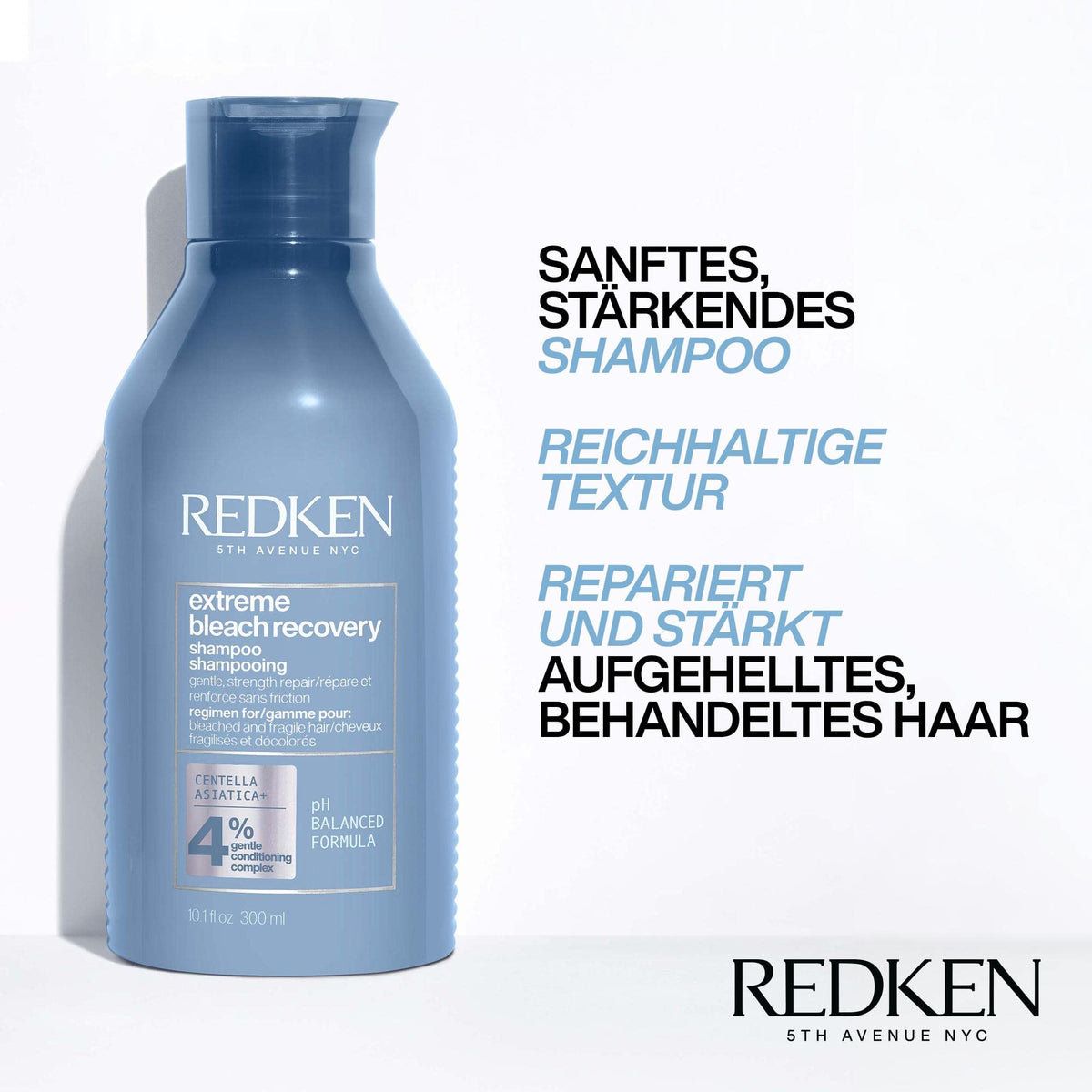 Redken Extreme Bleach Recovery Shampoo 4% Gentle Conditioning Complex 10.1oz/300ml