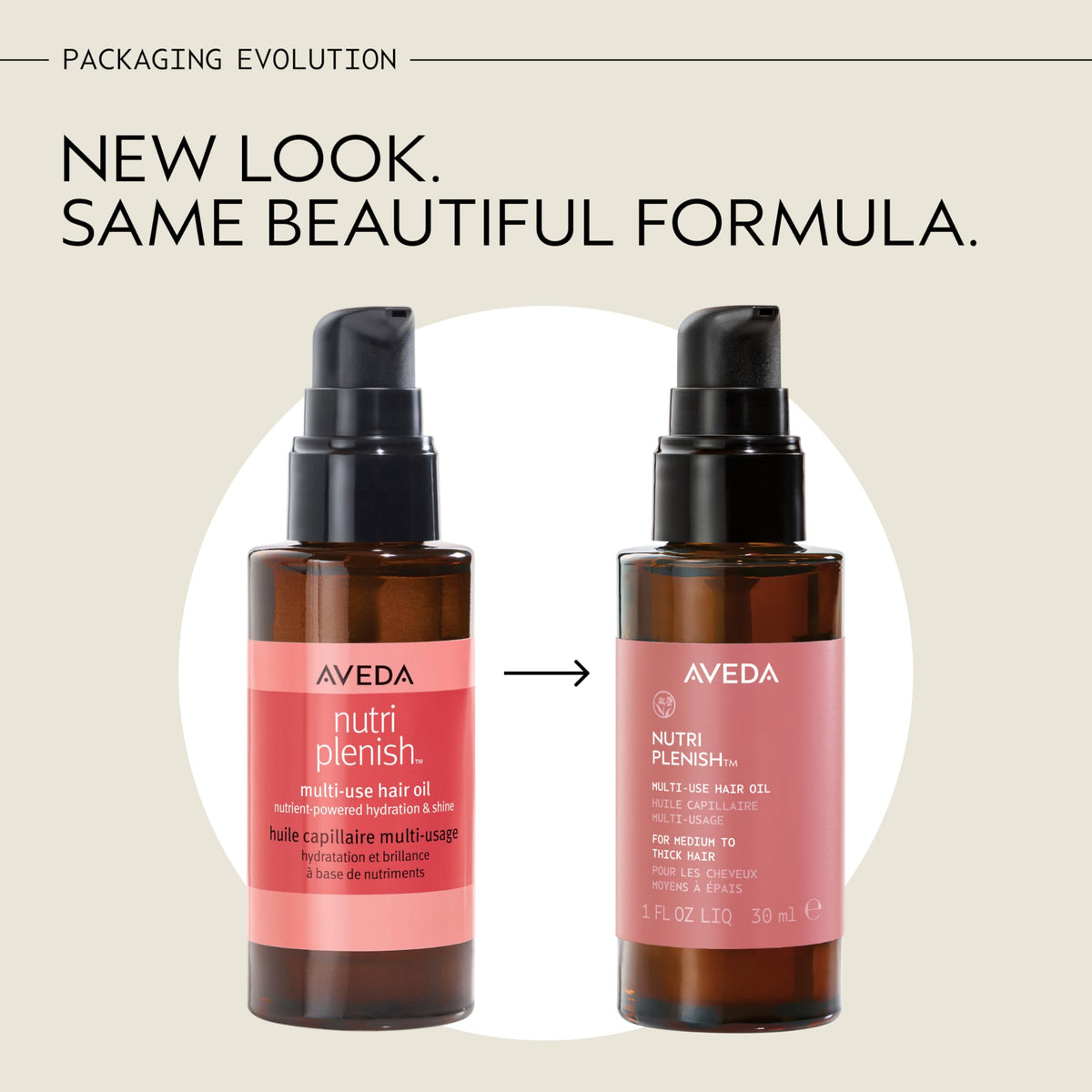 AVEDA-NUTRIPLENISH MULTI-USE HAIR OIL (30ML/1OZ)