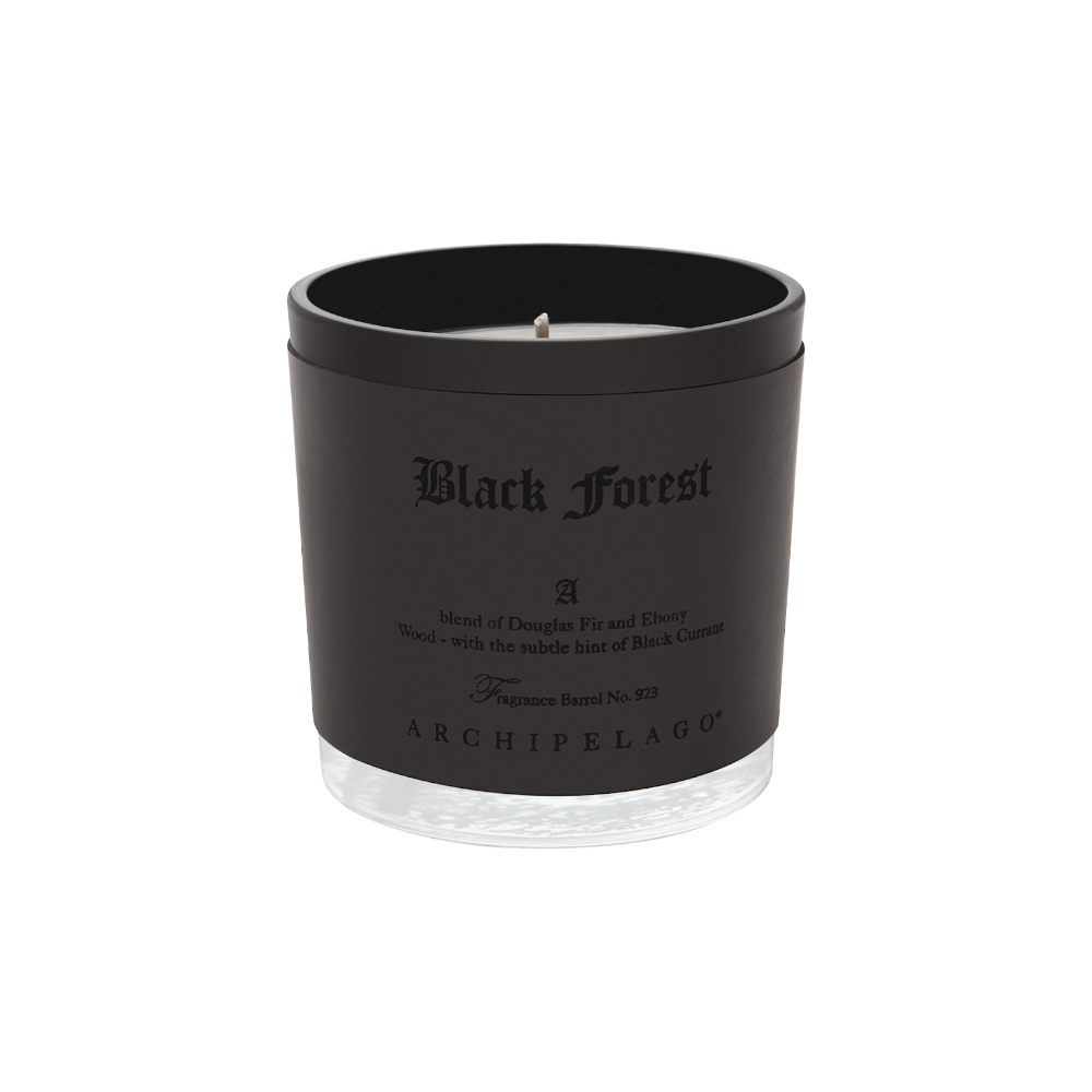 Archipelago Black Forest Letter Press Candle