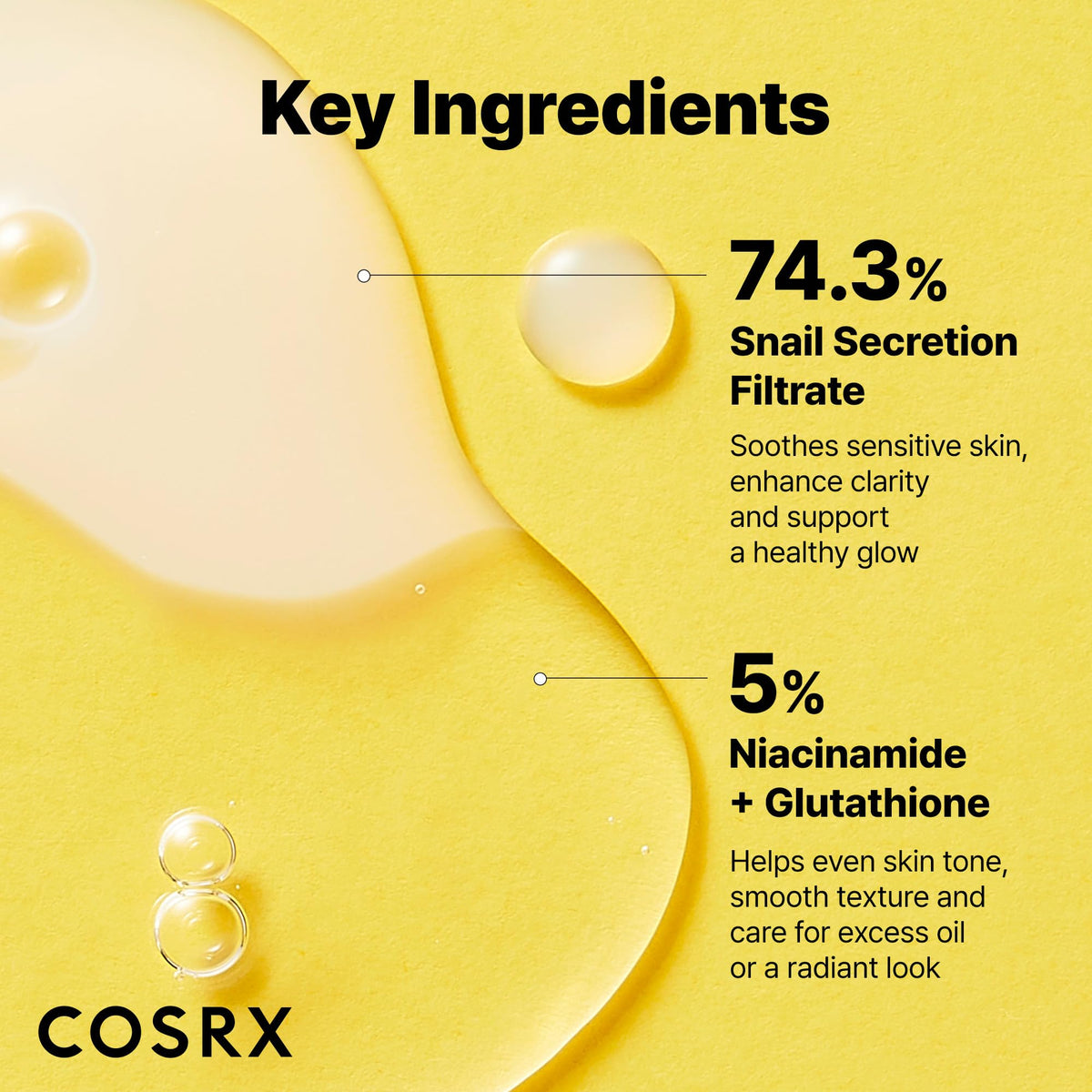 COSRX Advanced Snail Radiance Dual Essence 2.70 fl oz (Unisex)