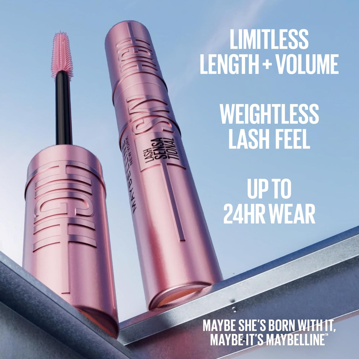Maybelline Lash Sensational Sky High 801 Very Black 0.24oz/7.2ml