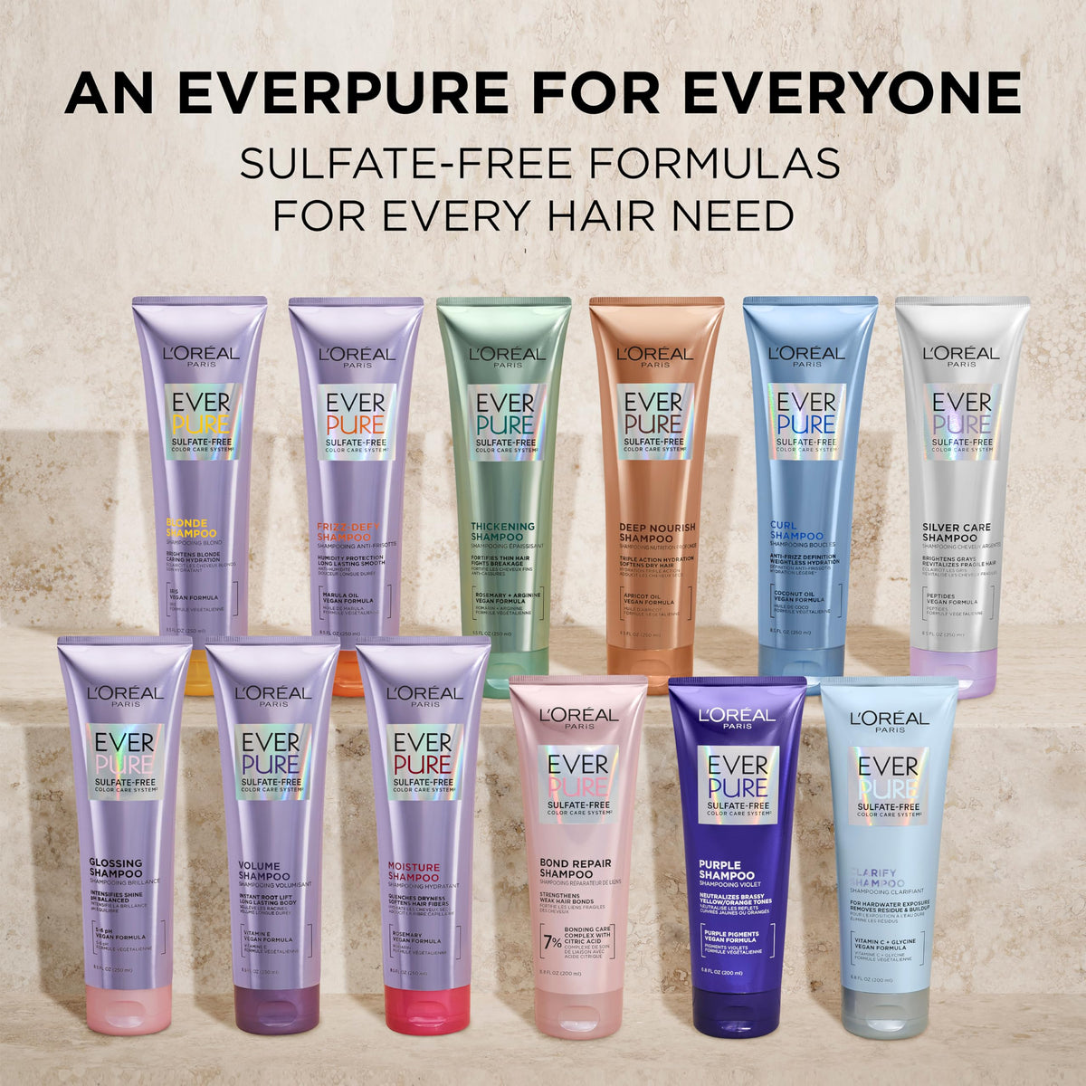 Loreal Paris Ever Pure Sulfate-Free Deep Nourish Shampoo 8.5oz/250ml