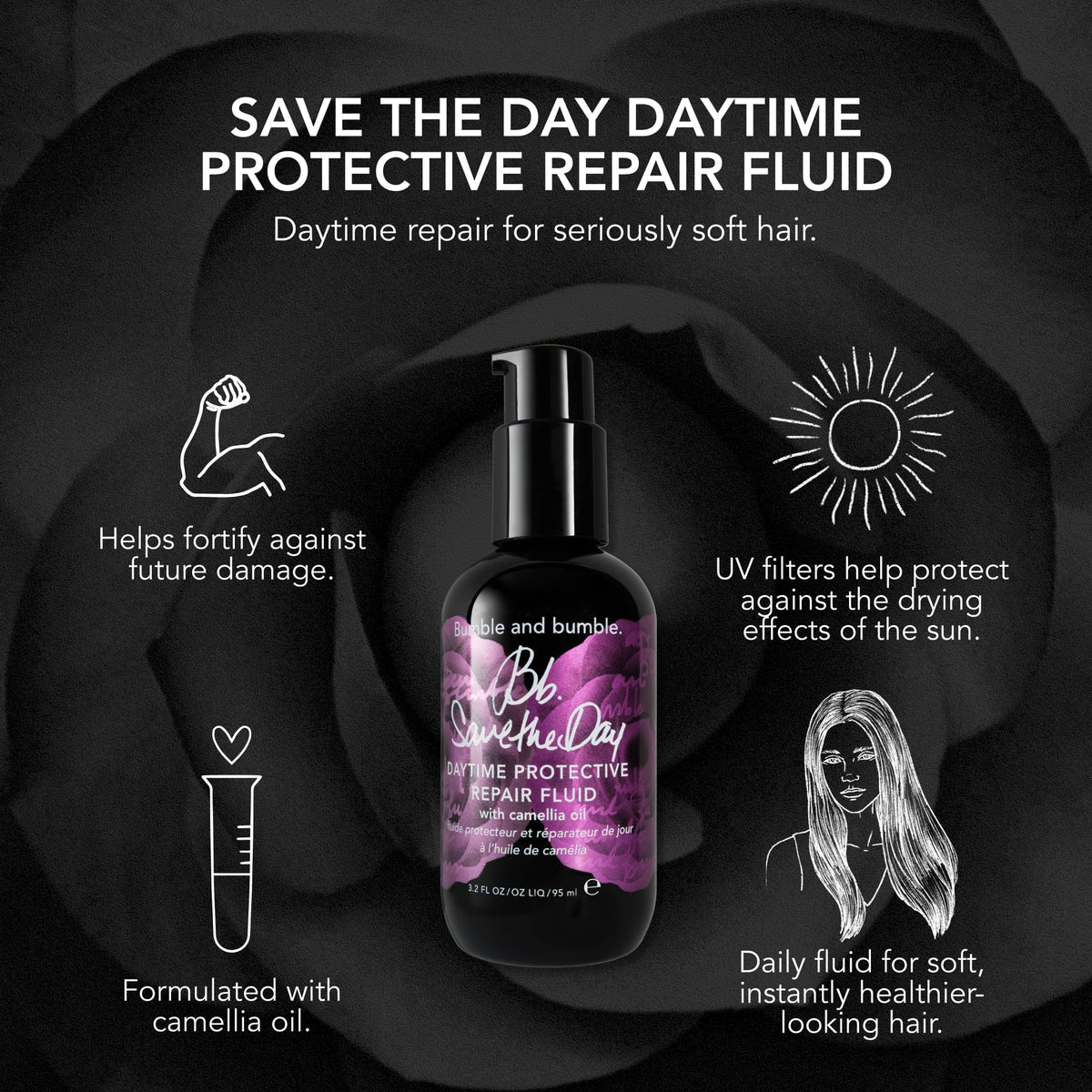 BUMBLE & BUMBLE-SAVE THE DAY DATIME PROTECTIVE REPAIR FLUID W CAMELLIA OIL (95ML/3.2OZ)